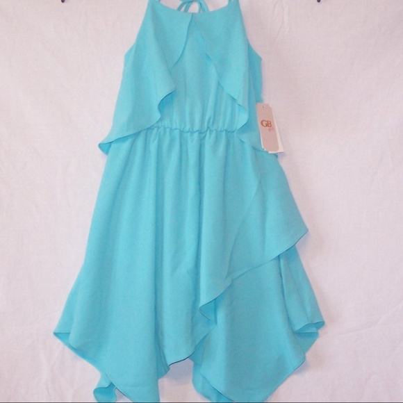 GB Girls Other - NWT GB Girls Dress Teal Small v657